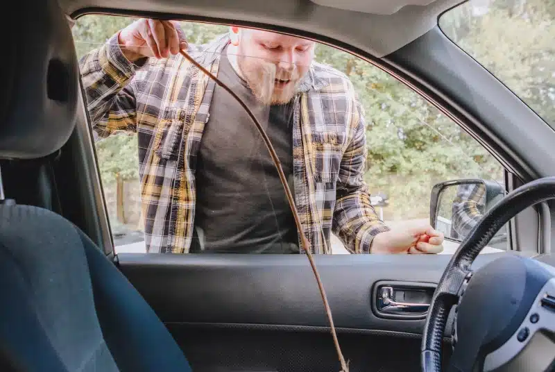 Auto abgeschlossen